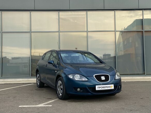 2008 SEAT Leon II, синий, 389000 рублей - вид 1