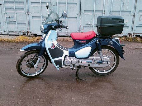 2022 Honda Super Cub, синий, 449000 рублей, вид 2