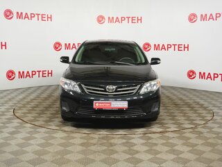 2010 Toyota Corolla X (E140, E150) Рестайлинг, чёрный, 920000 рублей, вид 2