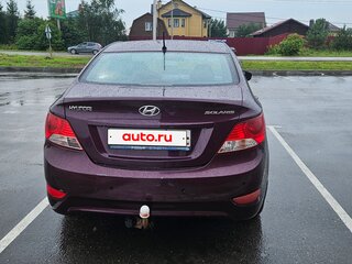 2013 Hyundai Solaris I, фиолетовый, 795000 рублей, вид 5