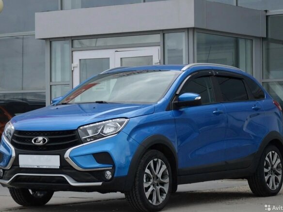 2021 Lada (ВАЗ) XRAY Cross I, синий, 1200000 рублей - вид 4
