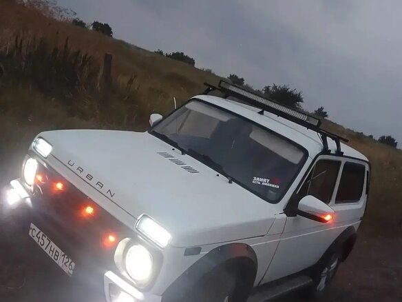1998 Lada (ВАЗ) 2121 (4x4) I Рестайлинг, белый, 300000 рублей - вид 7