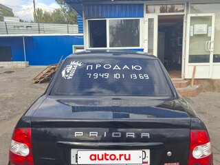 2008 Lada (ВАЗ) Priora I, чёрный, 350000 рублей, вид 3