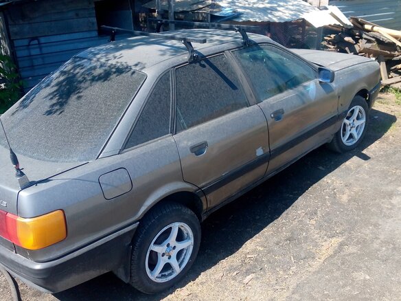 1987 Audi 80 IV (B3), серый, 170000 рублей - вид 4