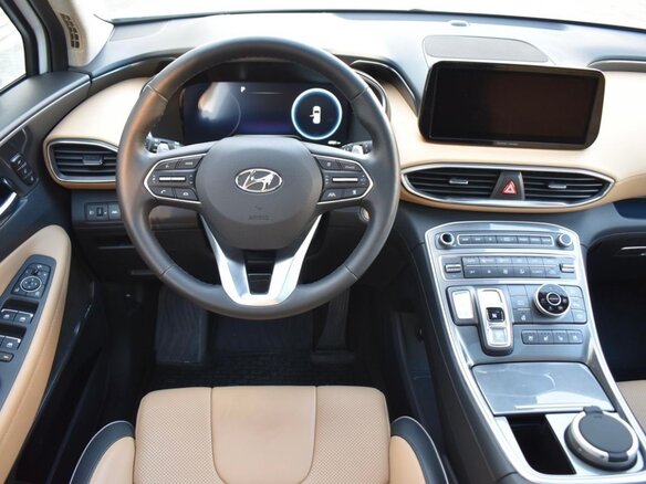 2021 Hyundai Santa Fe IV Рестайлинг, белый, 4199999 рублей - вид 9