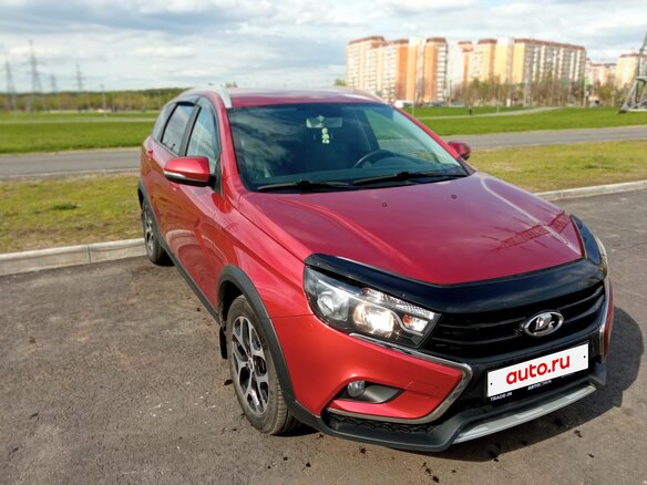 2020 Lada (ВАЗ) Vesta SW Cross I, красный, 1099000 рублей - вид 1