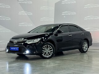 2016 Toyota Camry VII (XV50) Рестайлинг, чёрный, 2050000 рублей, вид 1