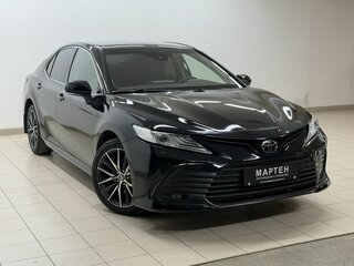 2021 Toyota Camry VIII (XV70) Рестайлинг, чёрный, 2420000 рублей, вид 3