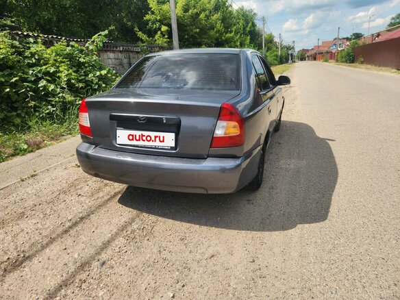 2004 Hyundai Accent ТагАЗ II, серый, 350000 рублей - вид 3