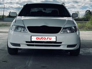 2002 Toyota Corolla IX (E120, E130), белый, 550000 рублей, вид 1