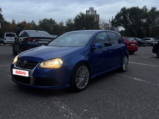 2006 Volkswagen Golf R32 V, синий, 1600000 рублей, вид 3
