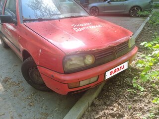 1993 Volkswagen Golf III, красный, 130000 рублей, вид 5