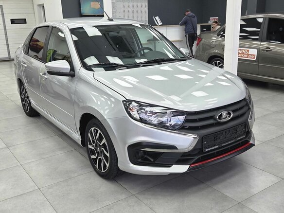 2025 Lada (ВАЗ) Granta Sportline I Рестайлинг, серый, 1429000 рублей - вид 2