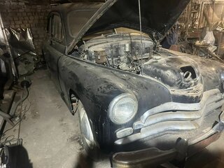 1954 ГАЗ М-20 «Победа», чёрный, 170000 рублей, вид 4