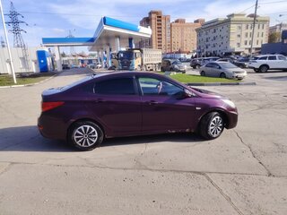 2011 Hyundai Solaris I, фиолетовый, 570000 рублей, вид 3