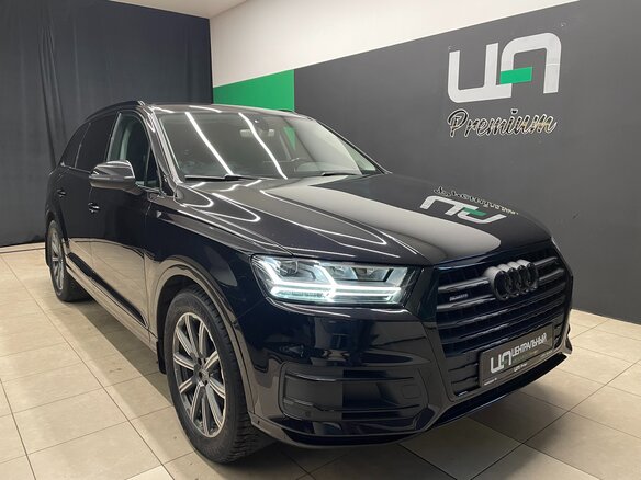 2015 Audi Q7 II (4M), чёрный, 2800000 рублей