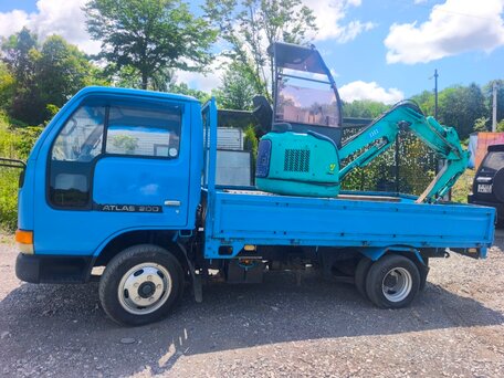 1992 Nissan Atlas, синий, 800000 рублей, вид 1