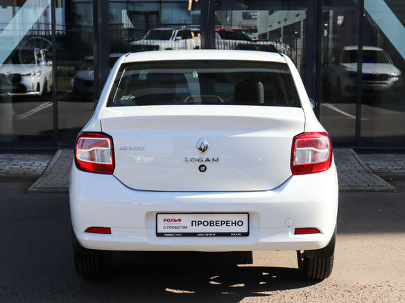 2019 Renault Logan II Рестайлинг, белый - вид 4