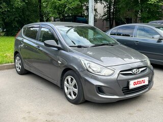 2012 Hyundai Solaris I, серый, 659000 рублей, вид 3