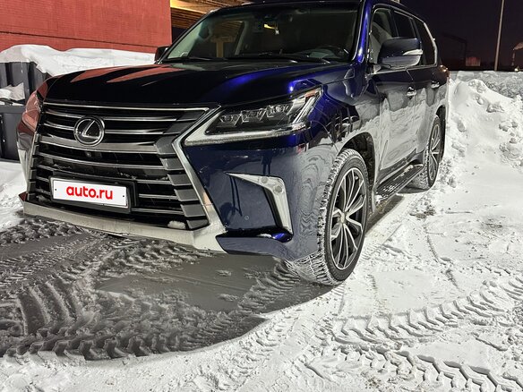 2015 Lexus LX 570 III Рестайлинг 2, синий, 6650000 рублей - вид 1