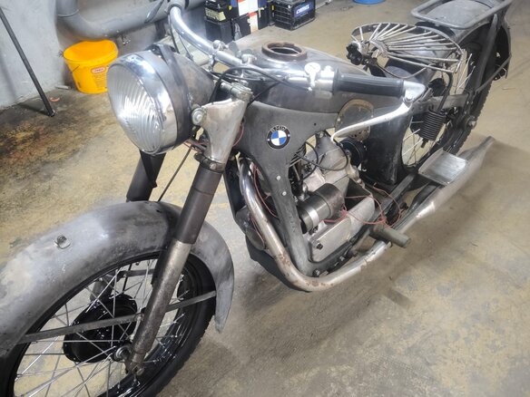 1951 BMW R 35, чёрный, 350000 рублей - вид 9
