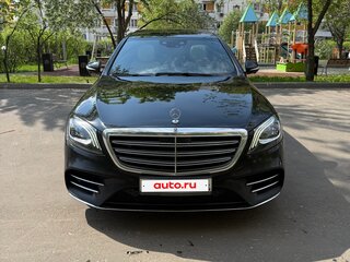 2018 Mercedes-Benz S-Класс 350 d Long VI (W222, C217) Рестайлинг, чёрный, 3200000 рублей, вид 3