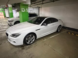 2016 BMW 6 серии 640d xDrive III (F06/F13/F12) Рестайлинг, белый, 3450000 рублей, вид 4