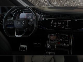 2019 Audi Q8 55 TFSI I (4M), синий, 6200000 рублей, вид 5
