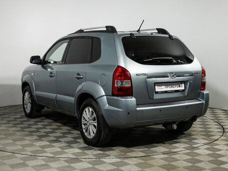 2007 Hyundai Tucson I, голубой, 659585 рублей, вид 5
