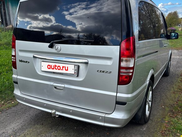 2014 Mercedes-Benz Viano Long L2 I (W639) Рестайлинг, серебристый, 1750000 рублей - вид 3