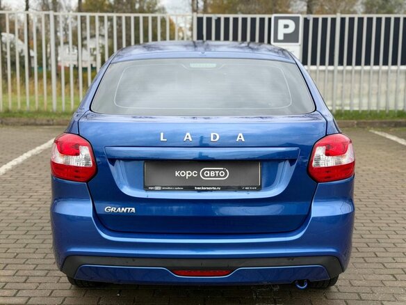 2022 Lada (ВАЗ) Granta I Рестайлинг, синий, 789000 рублей - вид 4