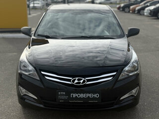 2016 Hyundai Solaris I Рестайлинг, чёрный, 870000 рублей, вид 2