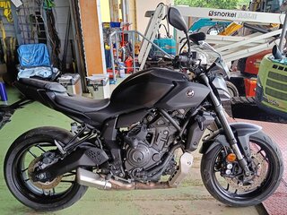 2025 Yamaha MT-07 (FZ-07), чёрный, 1020000 рублей, вид 1