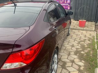 2012 Hyundai Solaris I, пурпурный, 780000 рублей, вид 5