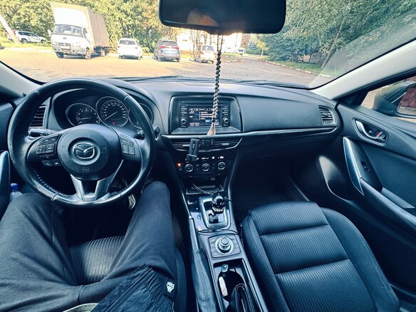 2014 Mazda 6 III (GJ), чёрный, 1530000 рублей - вид 12