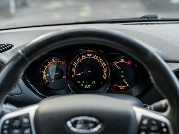 2022 Lada (ВАЗ) Vesta SW I, синий - вид 4