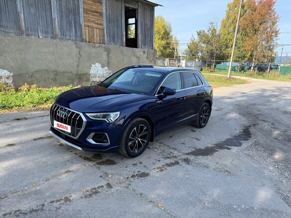 2021 Audi Q3 40 TFSI II (F3), синий, 3200000 рублей