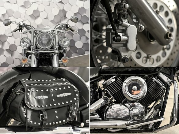2010 Yamaha XVS1100, чёрный, 585000 рублей - вид 9
