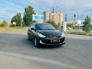2014 Hyundai Solaris I, чёрный, 979000 рублей, вид 4