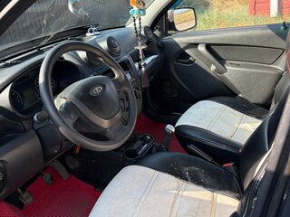 2012 Lada (ВАЗ) Granta I, чёрный, 300000 рублей, вид 4