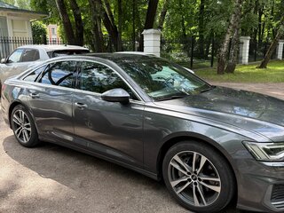 2021 Audi A6 45 TFSI V (C8), серый, 4290000 рублей, вид 2