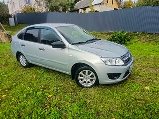 2018 Lada (ВАЗ) Granta I, серебристый, 620000 рублей, вид 2