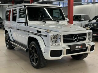 2014 Mercedes-Benz G-Класс AMG 63 AMG I (W463) Рестайлинг 2, белый, 6250000 рублей, вид 3