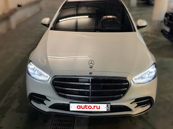 2021 Mercedes-Benz S-Класс 400 d 4MATIC VII (W223), белый - вид 2