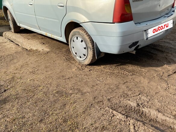 2006 Renault Logan I, серый, 250000 рублей - вид 1