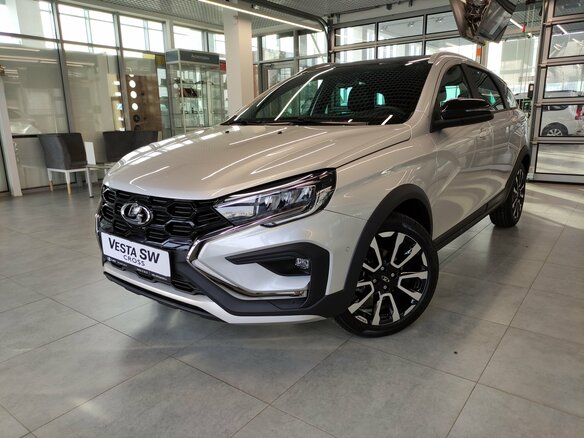 2026 Lada (ВАЗ) Vesta SW Cross I Рестайлинг (NG), серебристый