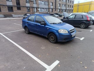 2009 Chevrolet Aveo I Рестайлинг, синий, 185000 рублей, вид 1