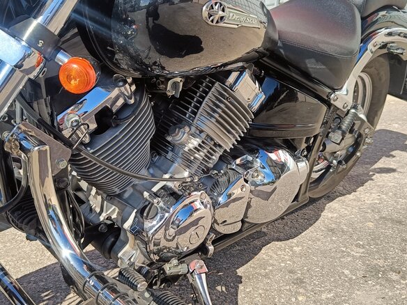 1999 Yamaha XVS400 Drag Star, чёрный, 330000 рублей - вид 29