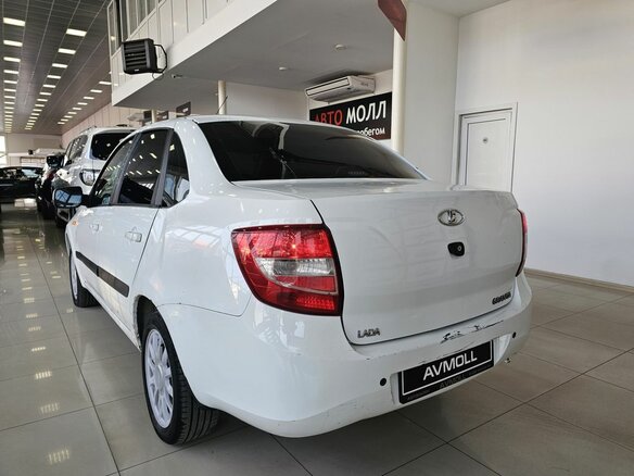 2013 Lada (ВАЗ) Granta I, белый, 399000 рублей - вид 5