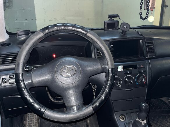2006 Toyota Corolla IX (E120, E130) Рестайлинг, голубой, 340000 рублей - вид 6